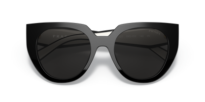 Prada Sunglasses Black/Talc-Dark Grey | PRADA PR 14WS Black/Talc-Dark Grey