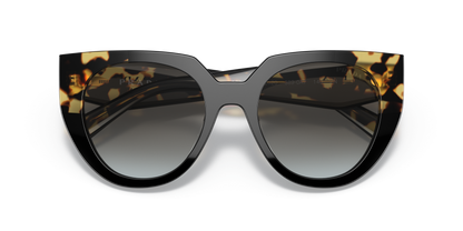 Prada Sunglasses Black/Tortoise-Grey Gradient | PRADA PR 14WS Black/Tortoise-Grey Gradient