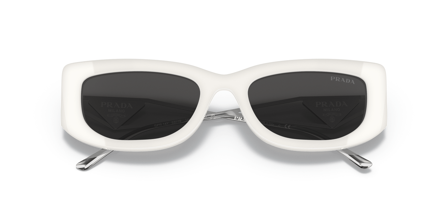 Prada Sunglasses Talc-Dark Grey | PRADA PR 14YS Talc-Dark Grey