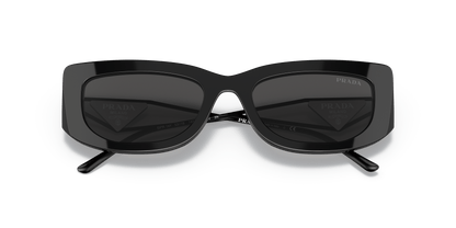 Prada Sunglasses Black-Dark Grey | PRADA PR 14YS Black-Dark Grey