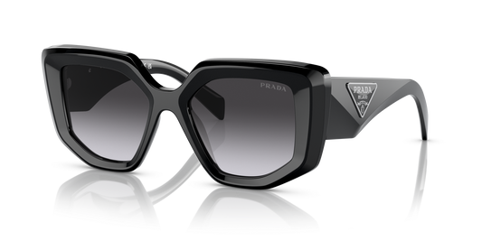 Prada Sunglasses Black-Grey Gradient | PRADA PR 14ZS Black-Grey Gradient
