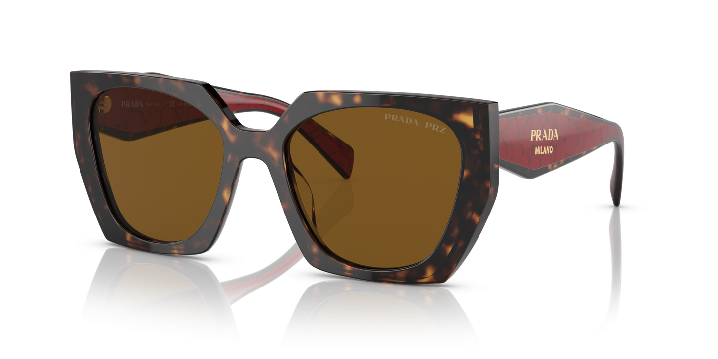 Prada Sunglasses Tortoise-Dark Brown Polar | PRADA PR 15WS Tortoise-Dark Brown Polar