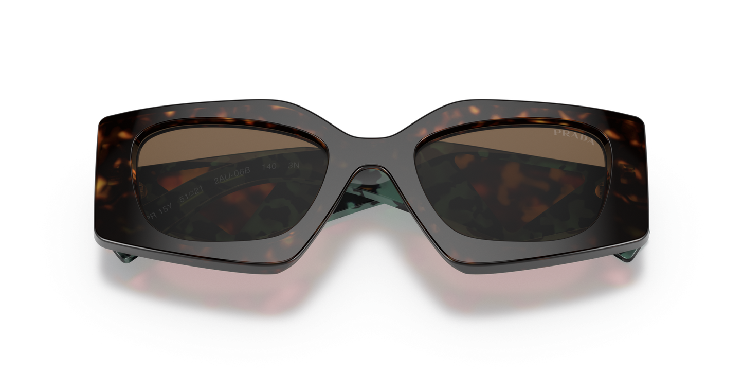Prada Sunglasses Tortoise-Dark Brown | PRADA PR 15YS Tortoise-Dark Brown