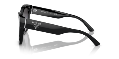 משקפי שמש פראדה שחור-אפור שיפוע | PRADA PR 17ZS Black-Grey Gradient