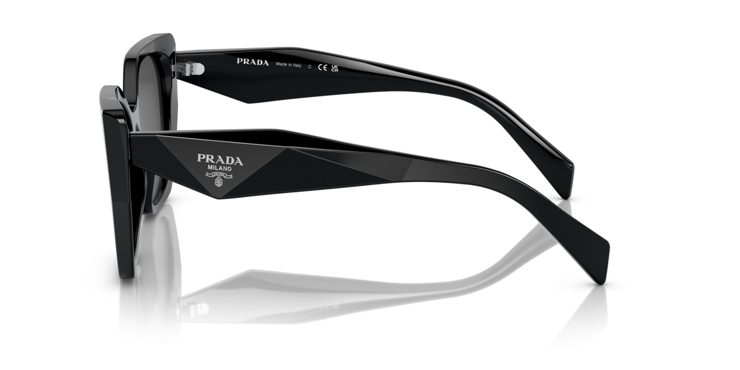 Prada Sunglasses Black-Dark Grey | PRADA PR 19ZS Black-Dark Grey