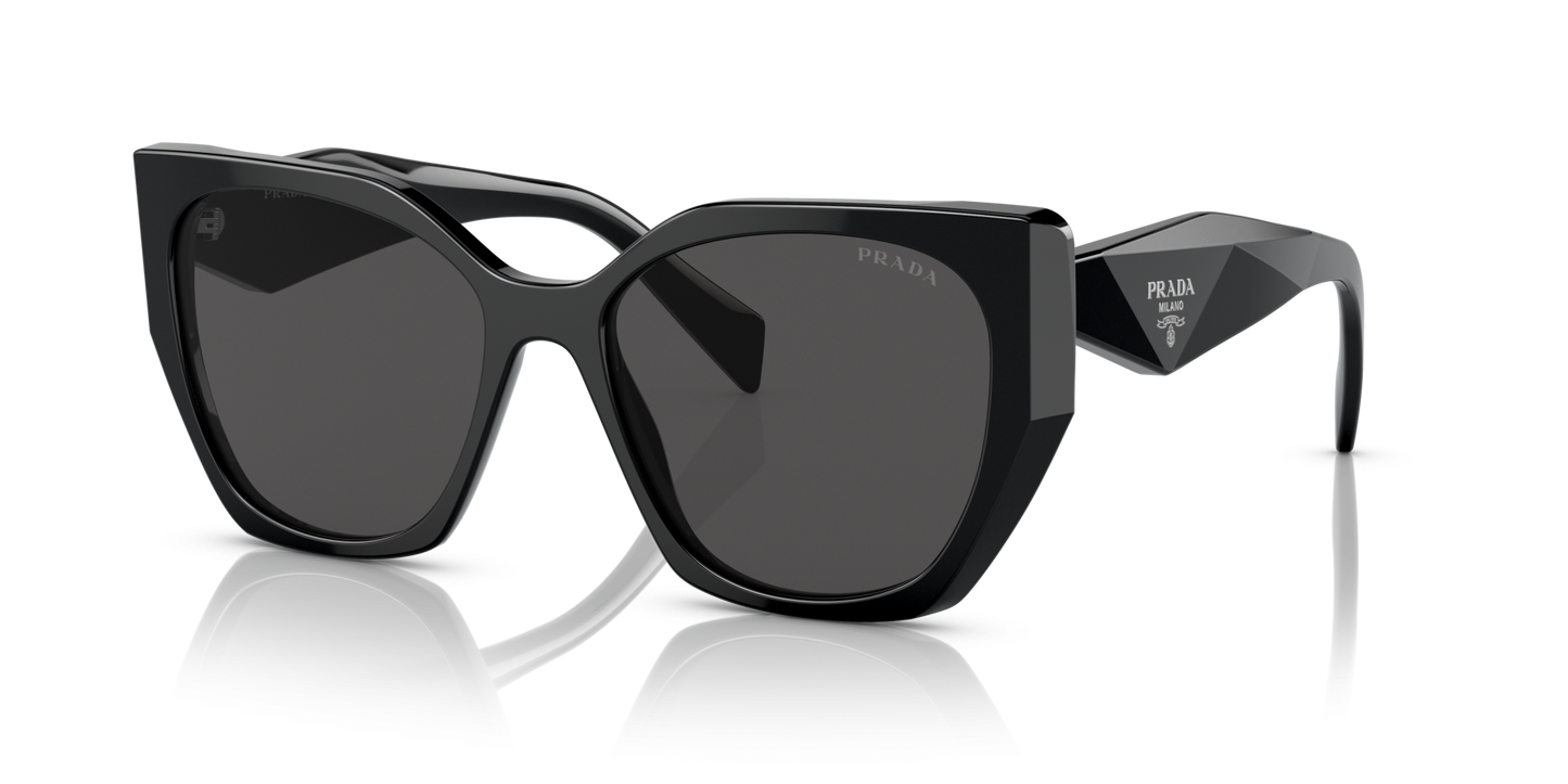 Prada Sunglasses Black-Dark Grey | PRADA PR 19ZS Black-Dark Grey