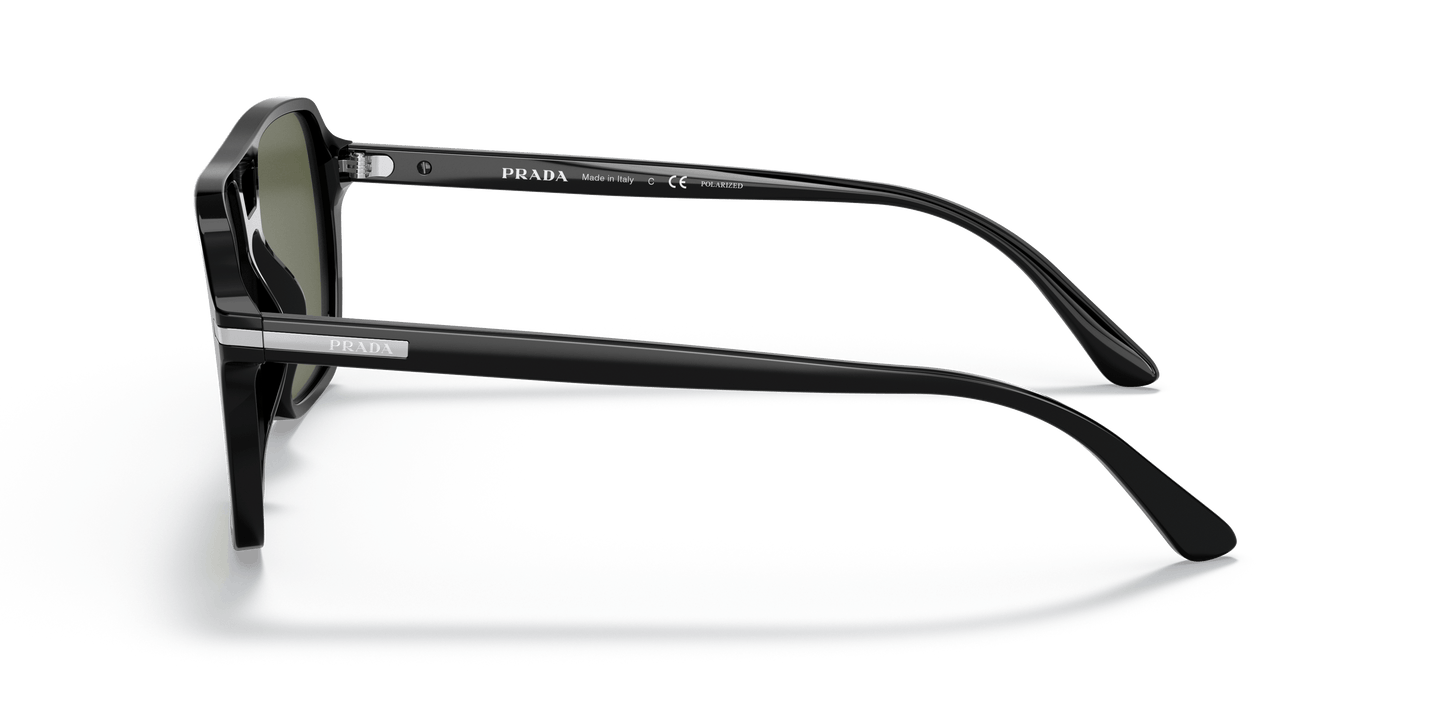 Prada Sunglasses Black-Green Polarized | Prada PR 20YS Black-Polarized Green
