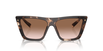 Prada Sunglasses Caramel Tortoise-Brown Gradient | PRADA PR 21ZS Caramel Tortoise-Brown Gradient