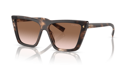 Prada Sunglasses Caramel Tortoise-Brown Gradient | PRADA PR 21ZS Caramel Tortoise-Brown Gradient