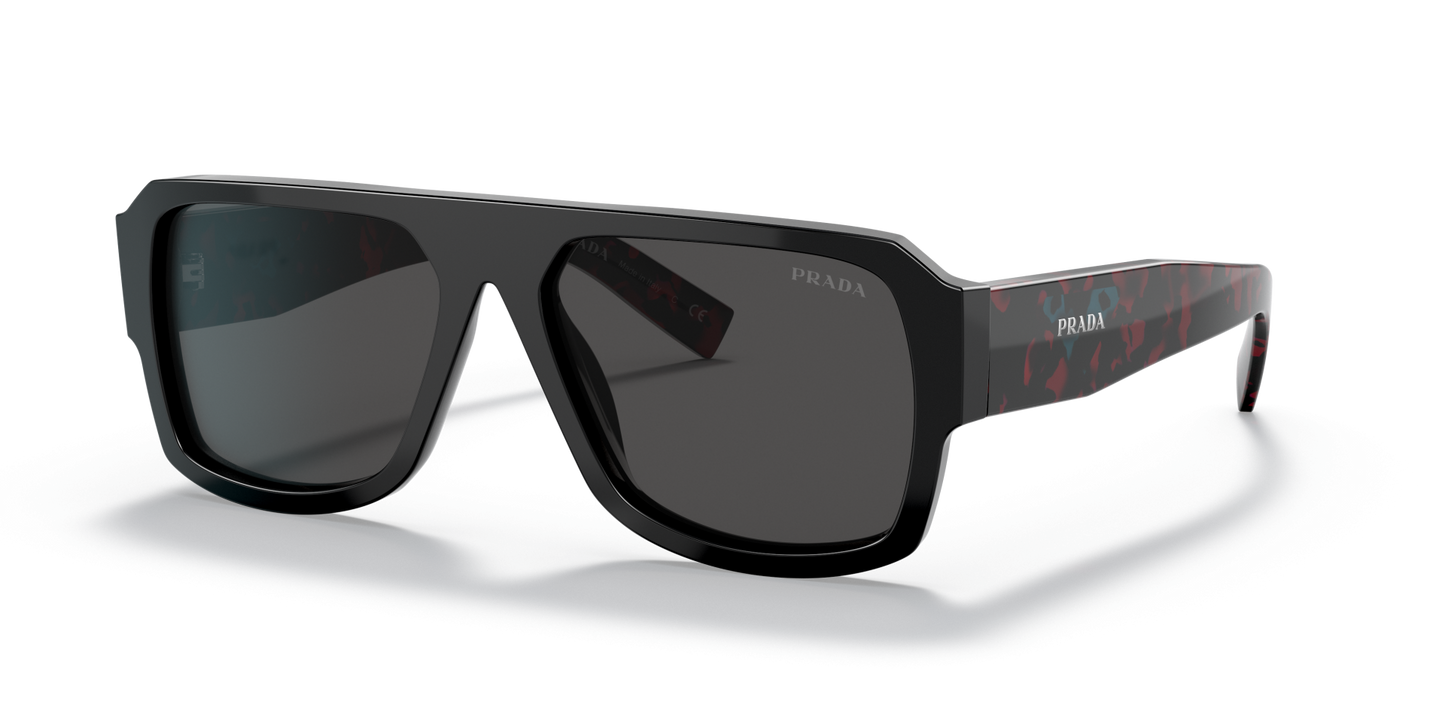 Prada Sunglasses Black-Dark Grey | Prada PR 22YS Black-Dark Grey