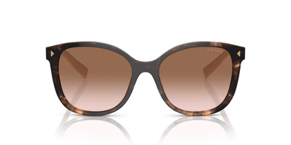 Prada Sunglasses Caramel Tortoise-Brown Gradient | PRADA PR 22ZS Caramel Tortoise-Brown Gradient