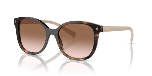 Prada Sunglasses Caramel Tortoise-Brown Gradient | PRADA PR 22ZS Caramel Tortoise-Brown Gradient