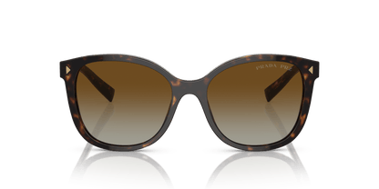 Prada Sunglasses Tortoise-Polar Brown Gradient | PRADA PR 22ZS Tortoise-Polar Brown Gradient