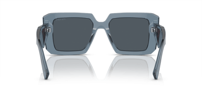 משקפי שמש פראדה גרפיט שקוף-אפור כהה | PRADA PR 23YS Transparent Graphite-Dark Grey