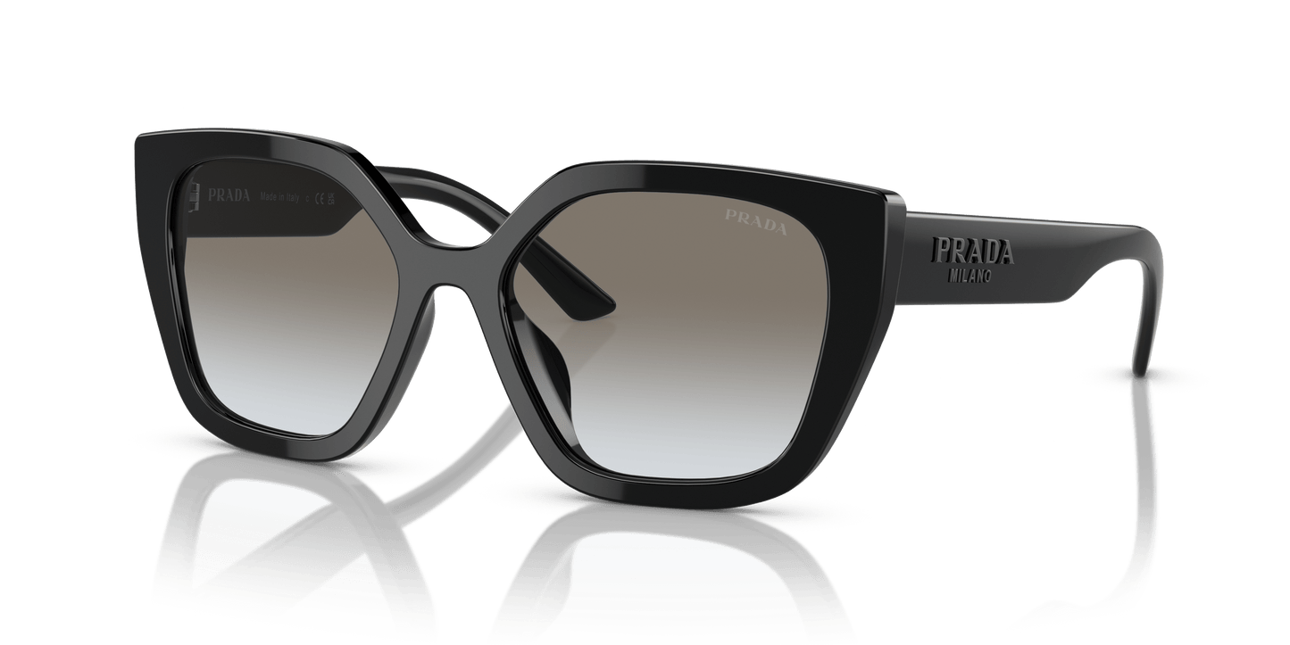 משקפי שמש פראדה שחור-אפור שיפוע | PRADA PR 24XS Black-Grey Gradient