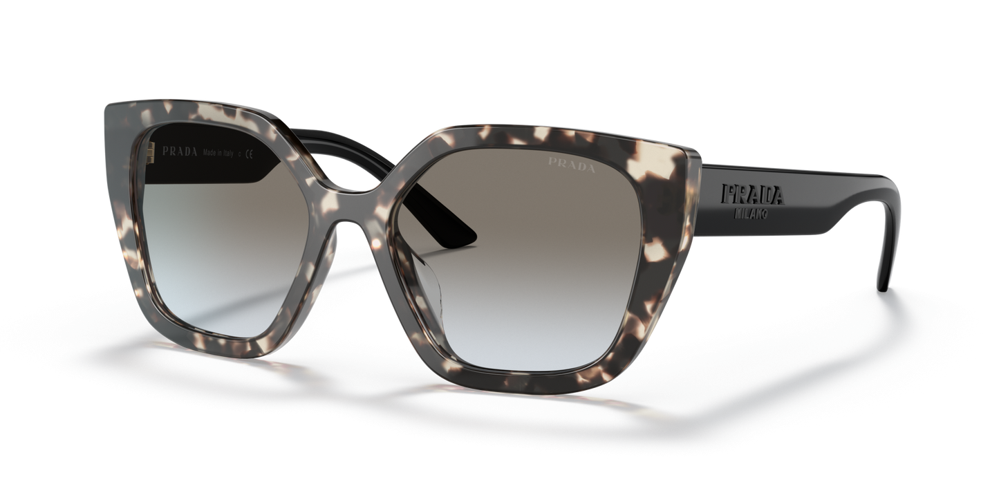 Prada Sunglasses Talc Tortoise-Grey Gradient | PRADA PR 24XS Talc Tortoise-Grey Gradient