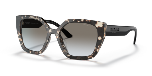 Prada Sunglasses Talc Tortoise-Grey Gradient | PRADA PR 24XS Talc Tortoise-Grey Gradient