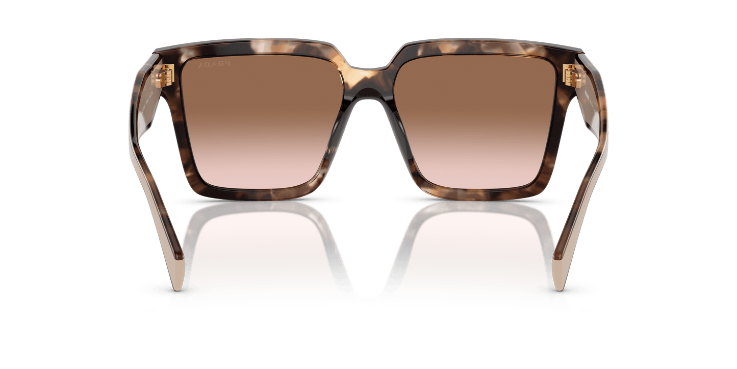 Prada Sunglasses Caramel Tortoise-Brown Gradient | PRADA PR 24ZS Caramel Tortoise-Brown Gradient