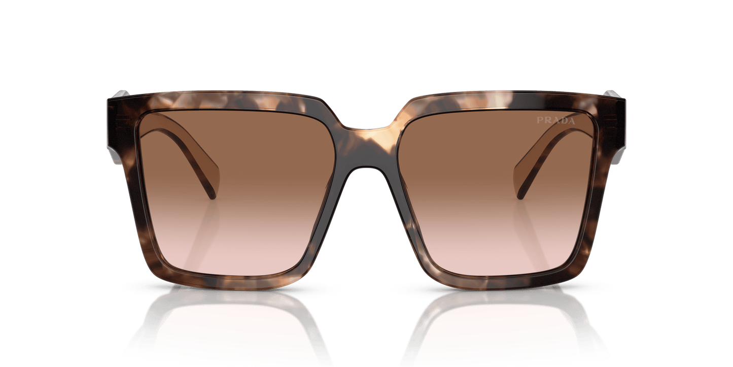Prada Sunglasses Caramel Tortoise-Brown Gradient | PRADA PR 24ZS Caramel Tortoise-Brown Gradient