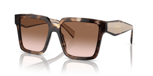 Prada Sunglasses Caramel Tortoise-Brown Gradient | PRADA PR 24ZS Caramel Tortoise-Brown Gradient