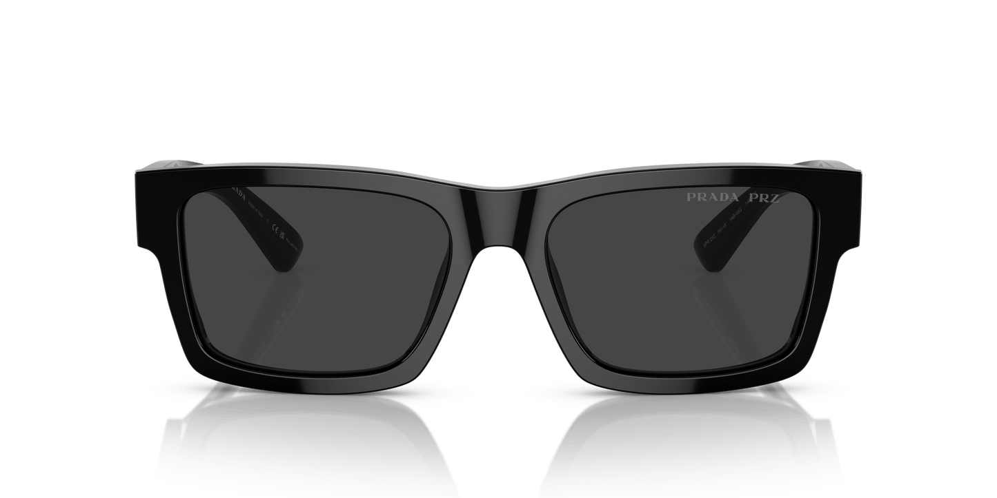 משקפי שמש פראדה שחור מקוטב שחור | Prada PR 25ZS Black-Polarized Black
