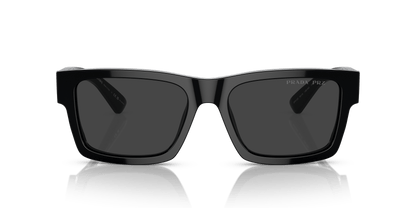 משקפי שמש פראדה שחור מקוטב שחור | Prada PR 25ZS Black-Polarized Black