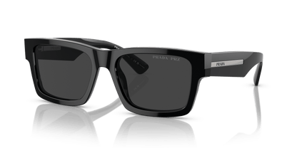 משקפי שמש פראדה שחור מקוטב שחור | Prada PR 25ZS Black-Polarized Black
