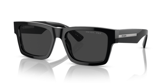 Prada PR 25ZS Black-Polarized Black Sunglasses