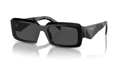 משקפי שמש פראדה שחור-אפור כהה | Prada PR 27ZS Black-Dark Grey