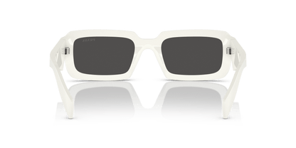 Prada Sunglasses White-Dark Grey | Prada PR 27ZS White-Dark Grey