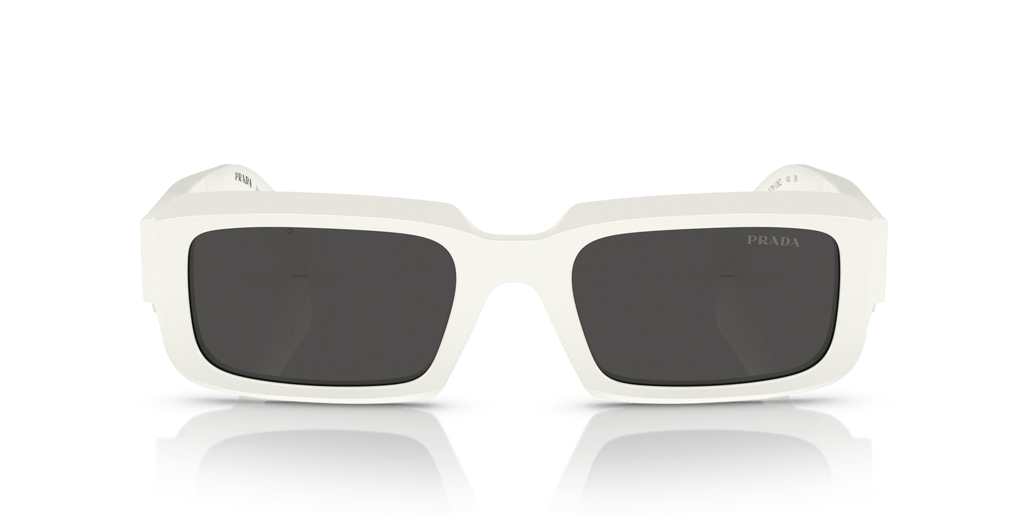 Prada Sunglasses White-Dark Grey | Prada PR 27ZS White-Dark Grey