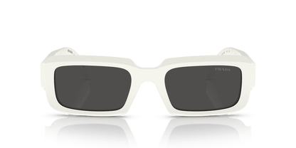 Prada Sunglasses White-Dark Grey | Prada PR 27ZS White-Dark Grey