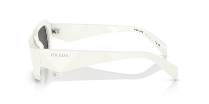 Prada Sunglasses White-Dark Grey | Prada PR 27ZS White-Dark Grey