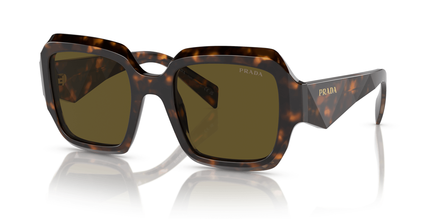 Prada Sunglasses Sage/Honey Tortoise-Dark Brown | PRADA PR 28ZS Sage/Honey Tortoise-Dark Brown