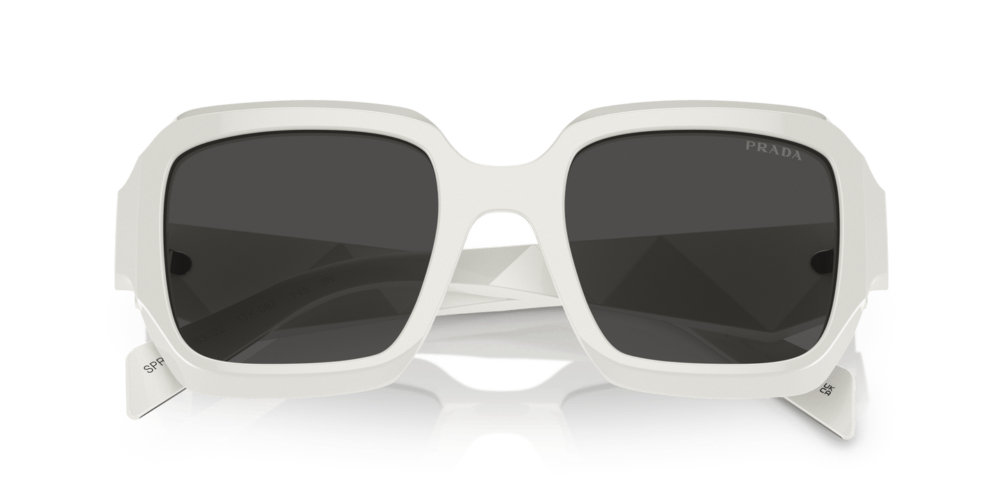 Prada Sunglasses White-Dark Grey | PRADA PR 28ZS White-Dark Grey