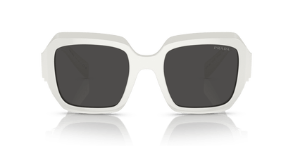 Prada Sunglasses White-Dark Grey | PRADA PR 28ZS White-Dark Grey