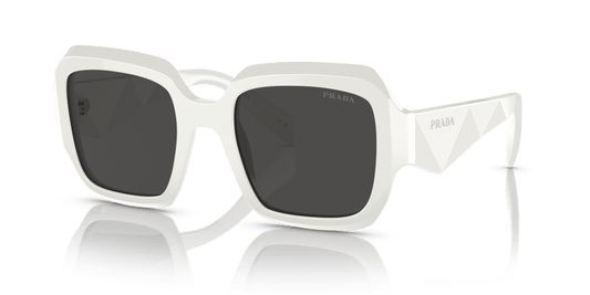 Prada Sunglasses White-Dark Grey | PRADA PR 28ZS White-Dark Grey