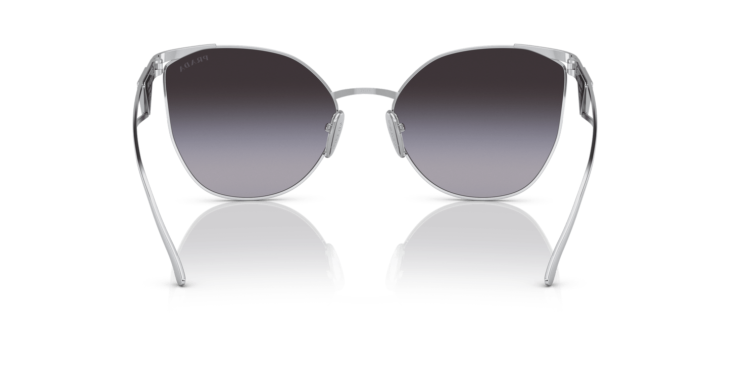 Prada Sunglasses Silver-Grey Gradient | PRADA PR 50ZS Silver-Grey Gradient