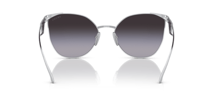 Prada Sunglasses Silver-Grey Gradient | PRADA PR 50ZS Silver-Grey Gradient