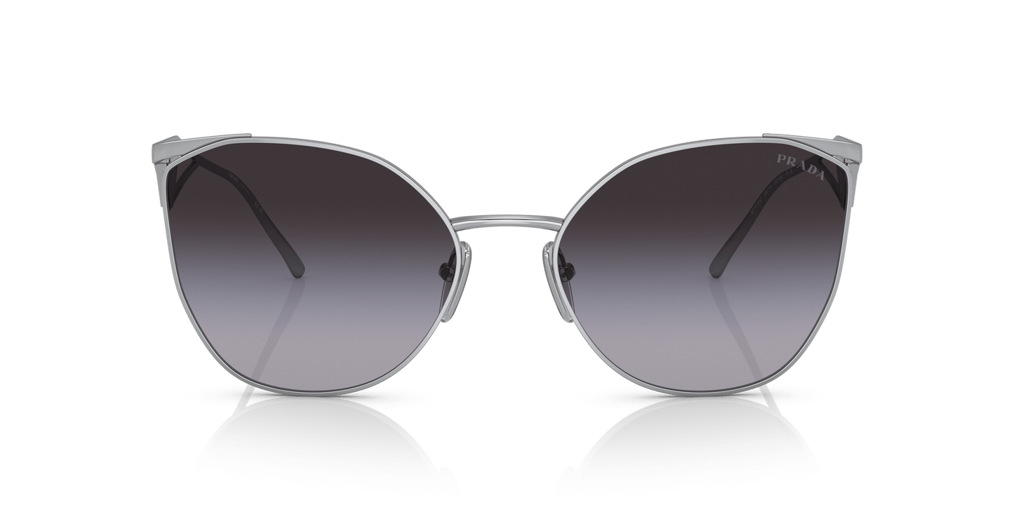 Prada Sunglasses Silver-Grey Gradient | PRADA PR 50ZS Silver-Grey Gradient