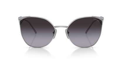 Prada Sunglasses Silver-Grey Gradient | PRADA PR 50ZS Silver-Grey Gradient