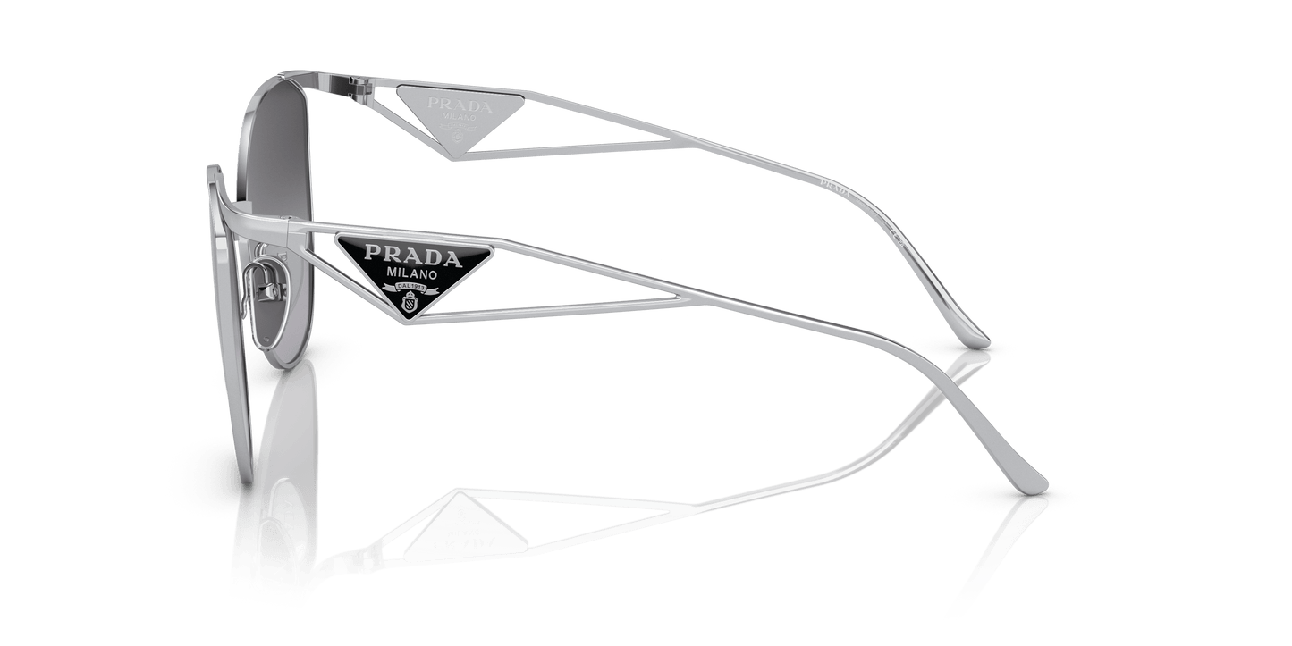 Prada Sunglasses Silver-Grey Gradient | PRADA PR 50ZS Silver-Grey Gradient
