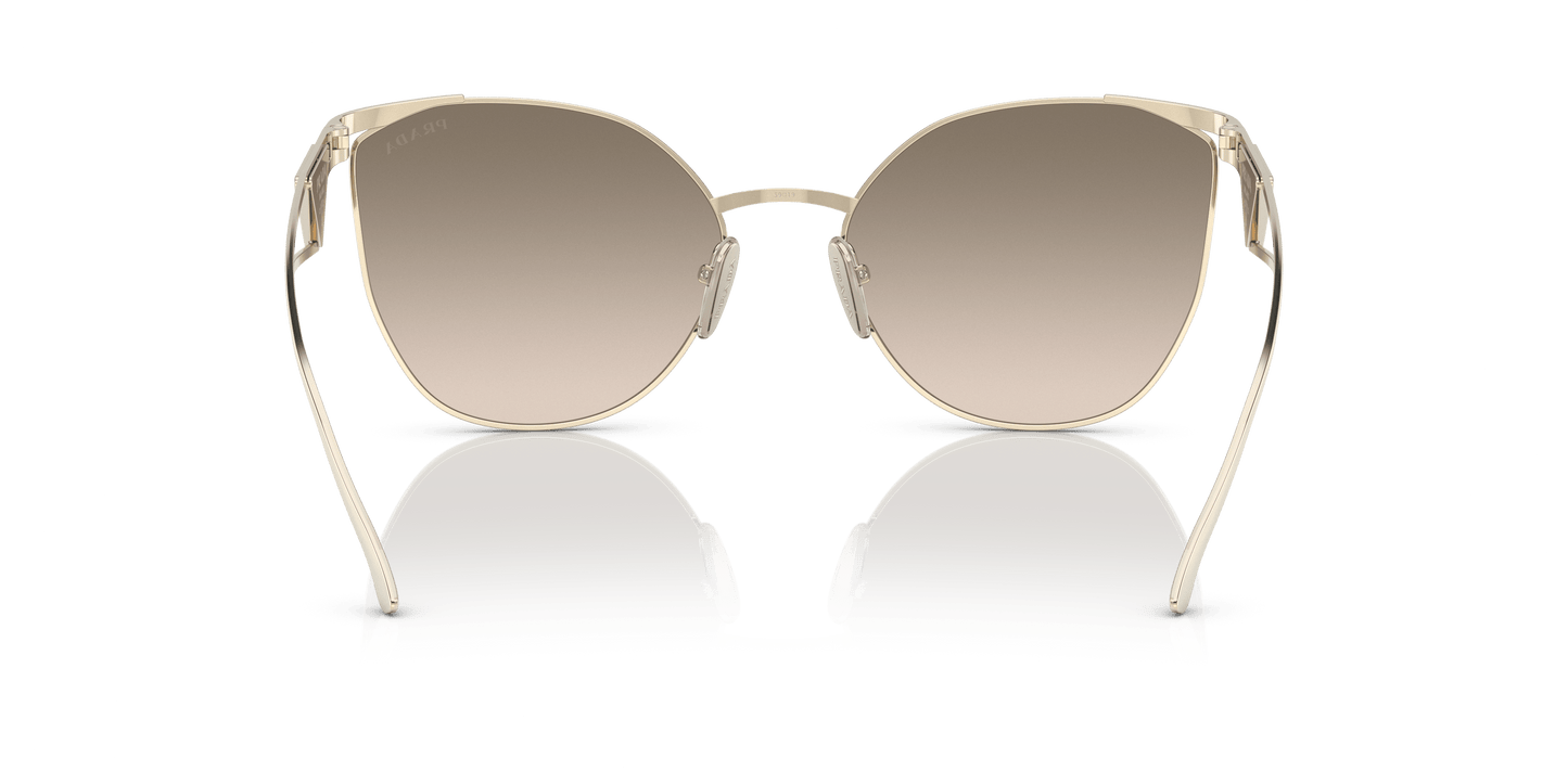Prada Sunglasses Pale Gold-Brown Gradient Grey | PRADA PR 50ZS Pale Gold-Brown Gradient Grey
