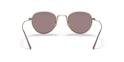 Prada PR 53WS Gold-Light Purple Brown Sunglasses
