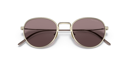 Prada PR 53WS Gold-Light Purple Brown Sunglasses