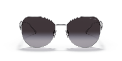 Prada Sunglasses Silver-Grey Gradient | PRADA PR 57YS Silver-Grey Gradient