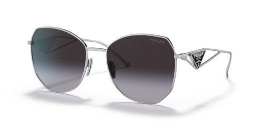 Prada Sunglasses Silver-Grey Gradient | PRADA PR 57YS Silver-Grey Gradient