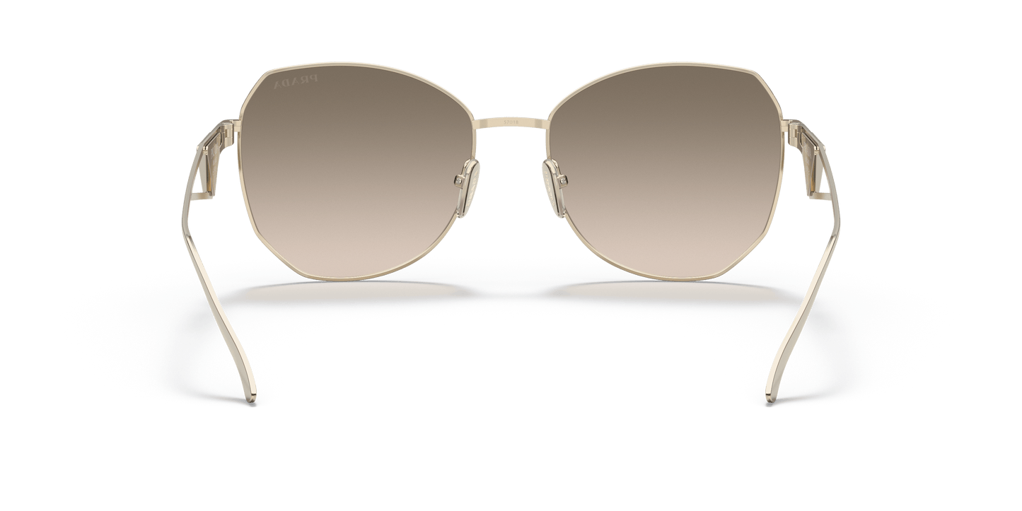 Prada Sunglasses Pale Gold-Light Brown Gradient Light Grey | PRADA PR 57YS Pale Gold-Light Brown Gradient Light Grey
