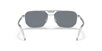 Prada Sunglasses Mirror Silver-Blue Silver 80 | Prada PR 58YS Silver-Blue Mirror Silver 80