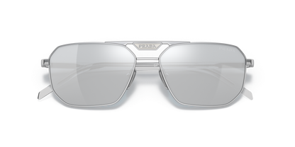 Prada Sunglasses Mirror Silver-Blue Silver 80 | Prada PR 58YS Silver-Blue Mirror Silver 80